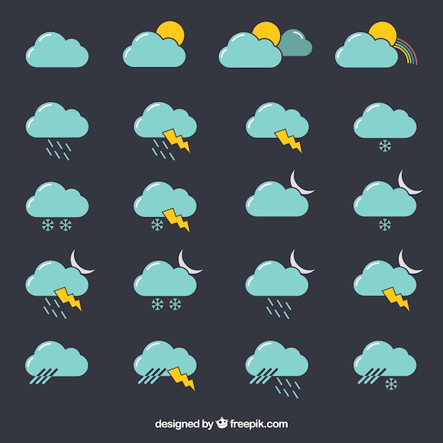 Weather icons collection