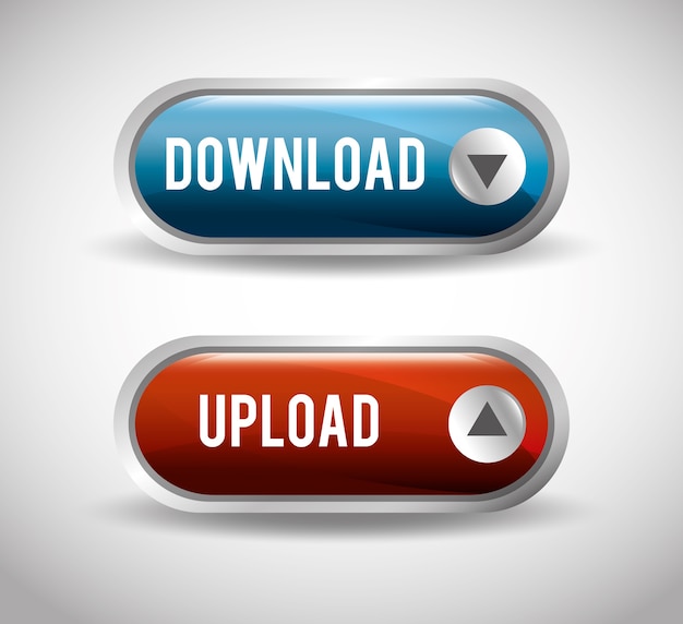 Download Premium Vector | Web buttons design