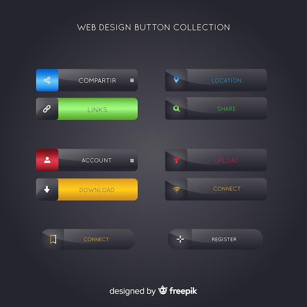 Web Design Button Collection 