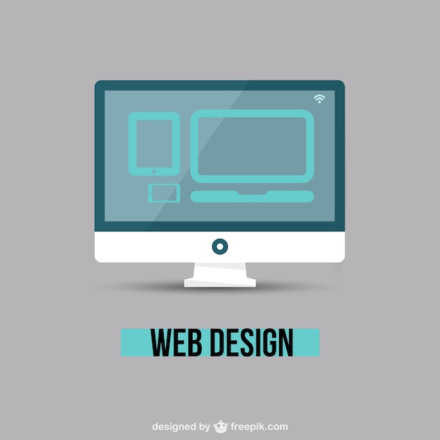 Download Free Vector | Web design minimal