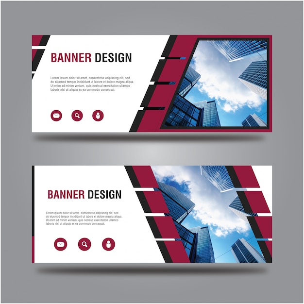 Premium Vector Website Banner