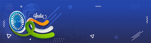 Website header or banner design Premium Vector