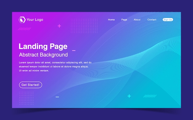 41+ Bright green line landing page background