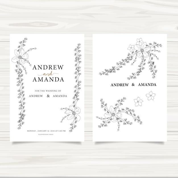 premium-vector-wedding-card-with-leaves-design