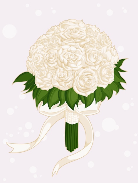 Premium Vector Wedding Flower Bouquet