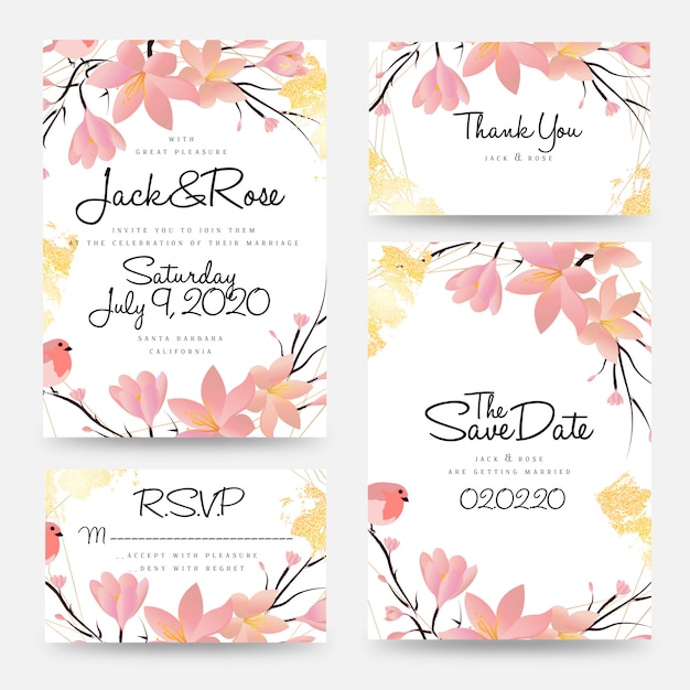 wedding invitation card design template free download