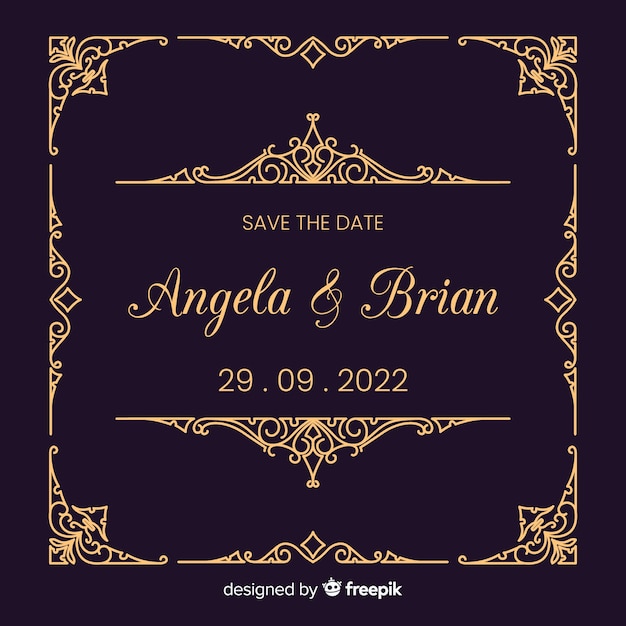 Free Free 113 Free Wedding Invitation Templates Svg SVG PNG EPS DXF File