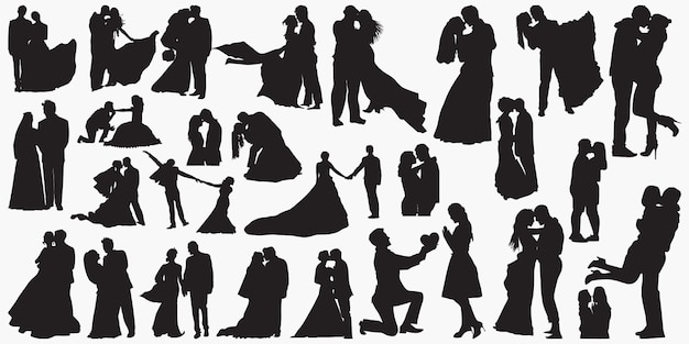 Free Free 258 Wedding Silhouette Svg SVG PNG EPS DXF File