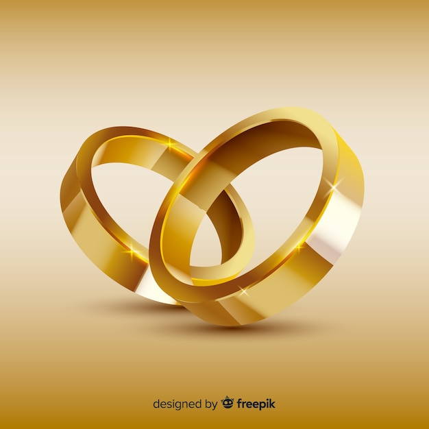 Download Free Vector | Wedding rings