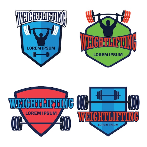 Premium Vector Weight Lifting Logo