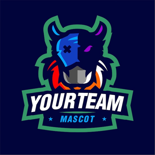 Download Free Weird Mask Mascot Gaming Logo Premium Vector Use our free logo maker to create a logo and build your brand. Put your logo on business cards, promotional products, or your website for brand visibility.