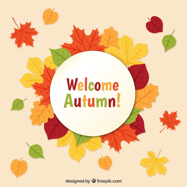 Free Vector | Welcome autumn!