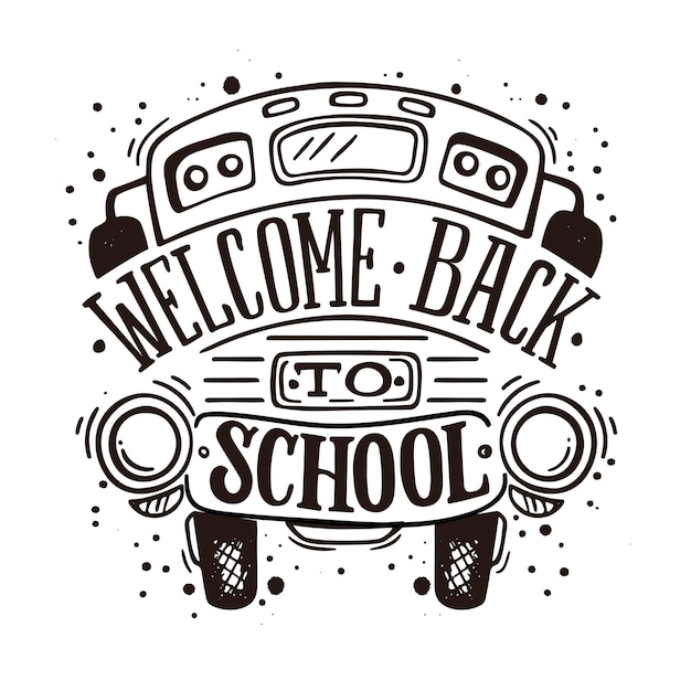 Premium Vector Welcome Back To School