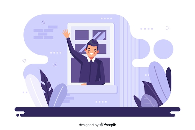Welcome concept illustration Free Vector