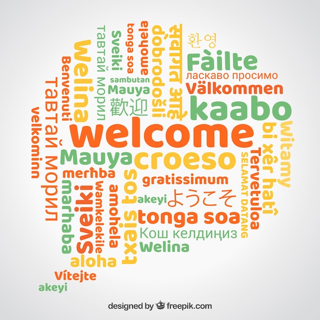 Printable Welcome In Different Languages - Printable World Holiday