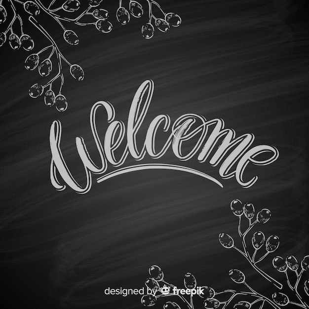 Welcome Back Lettering Design 8088