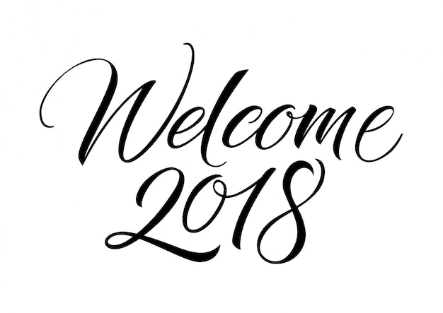 Welcome lettering Vector | Free Download