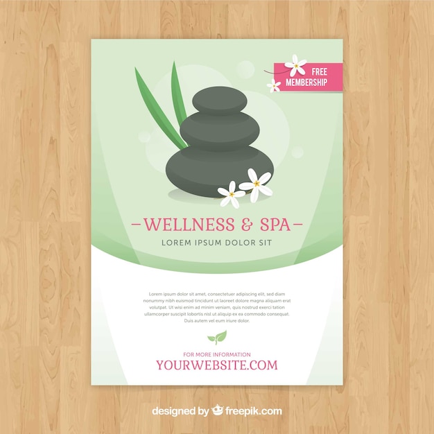 Wellness and spa poster