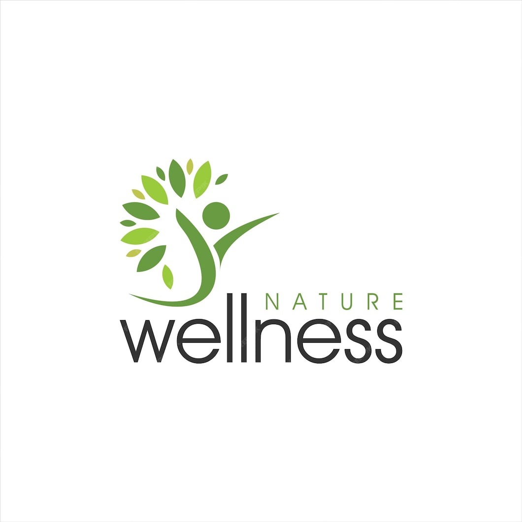 Premium Vector | Wellness logo modern vibrant nature
