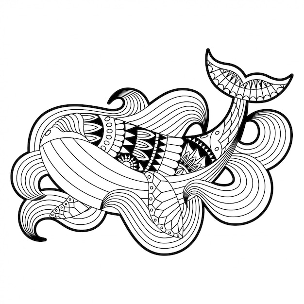 Free Free Mandala Whale Svg 343 SVG PNG EPS DXF File