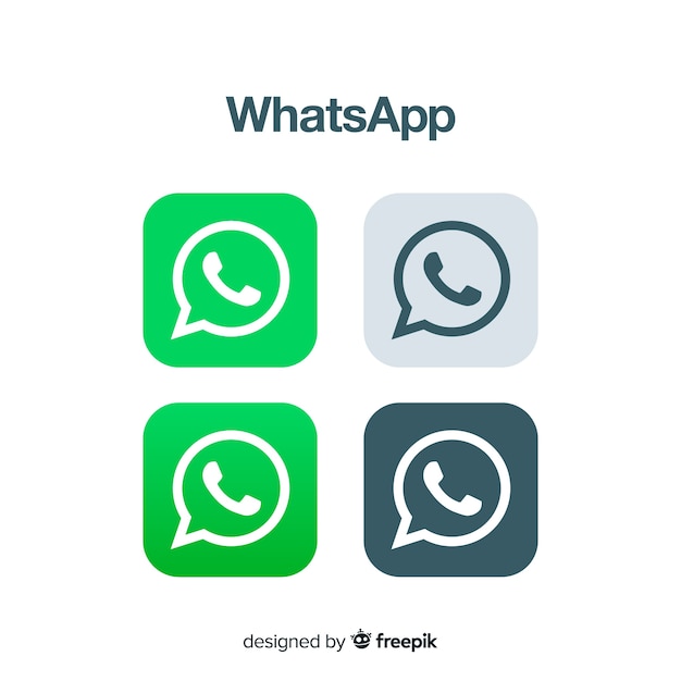 Download Logo Vector Whatsapp Icon Black Background PSD - Free PSD Mockup Templates