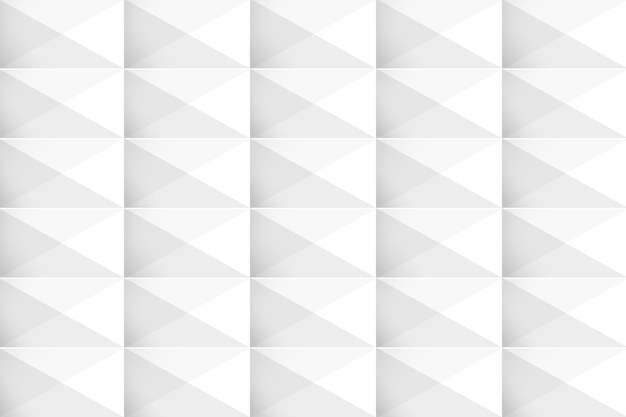 Free Vector White 3d Geometric Modern Background