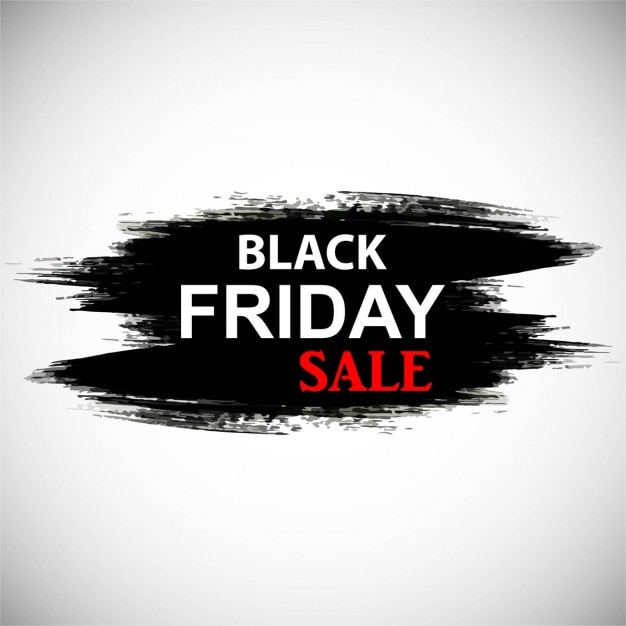 Free Vector | White background with black ink to celebrate black friday