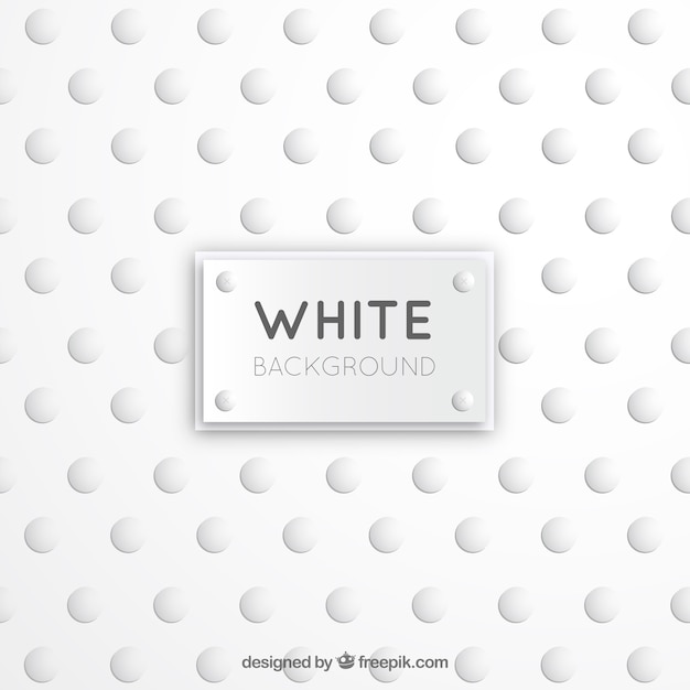 Free Vector | White background with dots