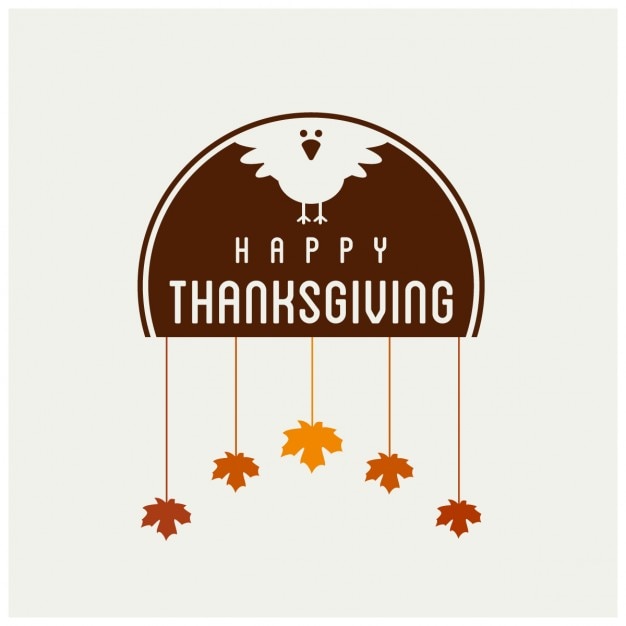 White background with leaves for thanksgiving
day