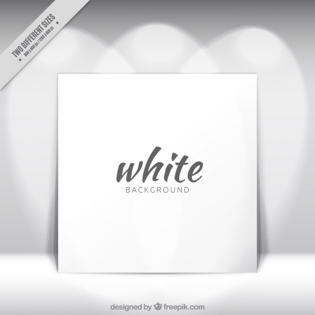 White banner background Vector | Free Download