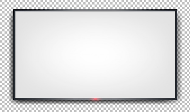 Premium Vector | White banner on a transparent background.