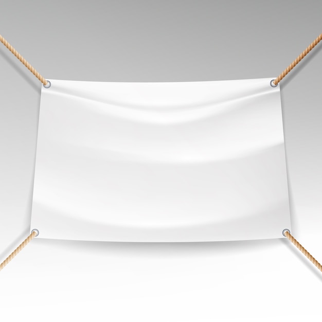 Premium Vector | White banner