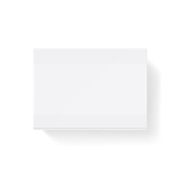 White blank closed matchbook, match box illustration. matchbox sliding mock up | Premium Vector