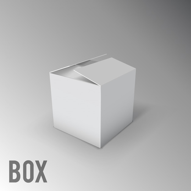 Download White box mockup | Premium Vector