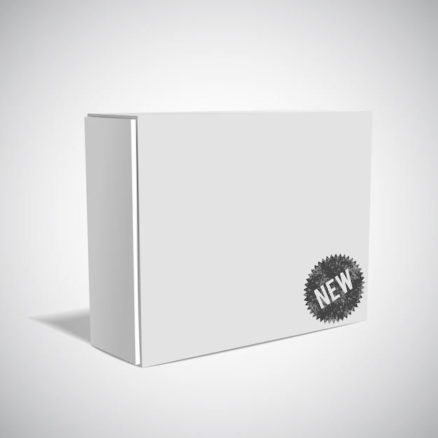 Download White box mockup | Premium Vector