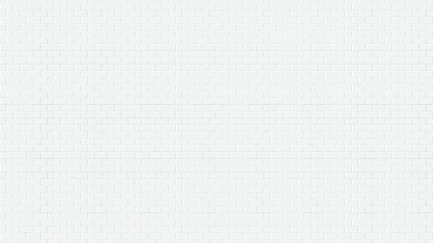 白いレンガの壁のwebページ画面サイズの背景イラスト プレミアムベクター