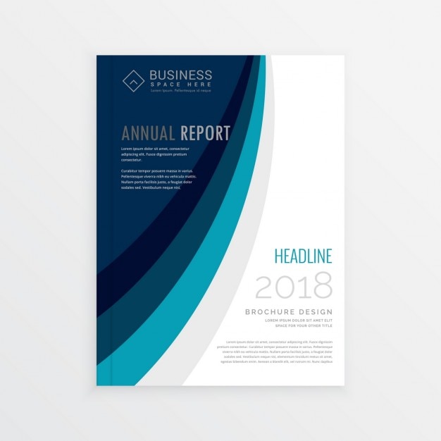 Download Vector Brochure With Circular Elements Vectorpicker