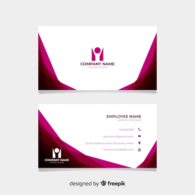 free printable business card templates burgundy