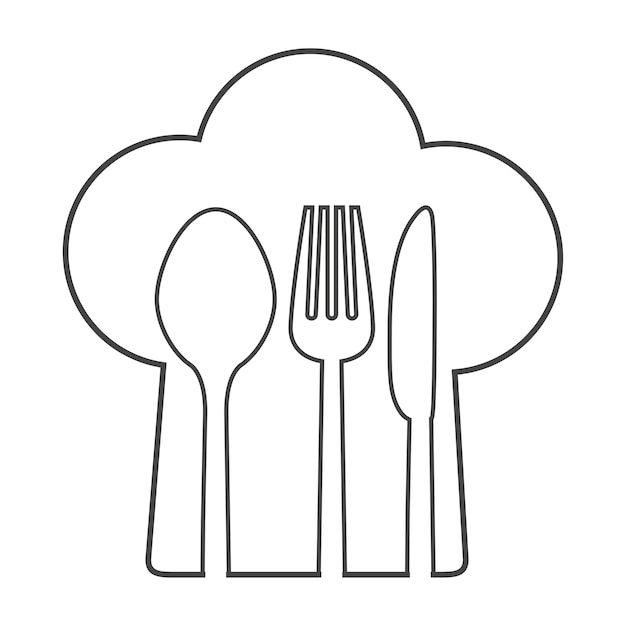 Download Free White Chef Hat With Cutlery Inside Premium Vector Use our free logo maker to create a logo and build your brand. Put your logo on business cards, promotional products, or your website for brand visibility.