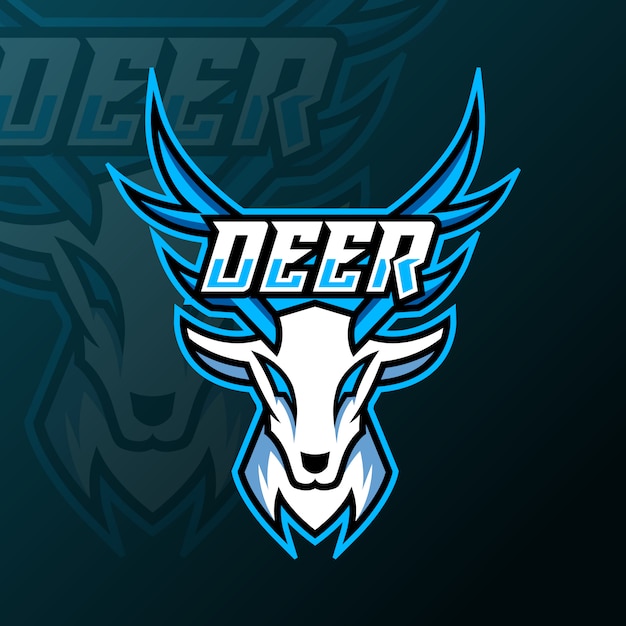 Download Free White Deer Mascot Gaming Logo For Team Squad Game Premium Vector Use our free logo maker to create a logo and build your brand. Put your logo on business cards, promotional products, or your website for brand visibility.