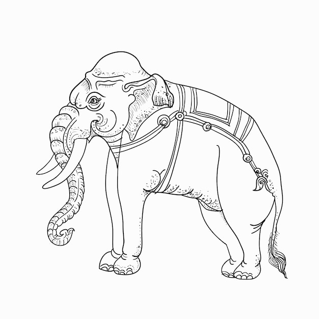 Download Free White Elephant Traditional Thai Art Premium Vector Use our free logo maker to create a logo and build your brand. Put your logo on business cards, promotional products, or your website for brand visibility.