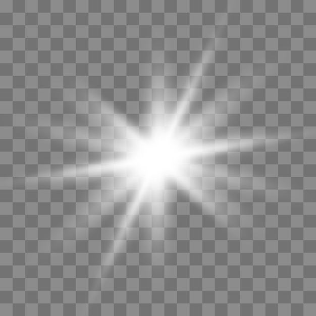 Premium Vector | White glowing light burst explosion on dark