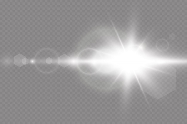 black and white flashing lights