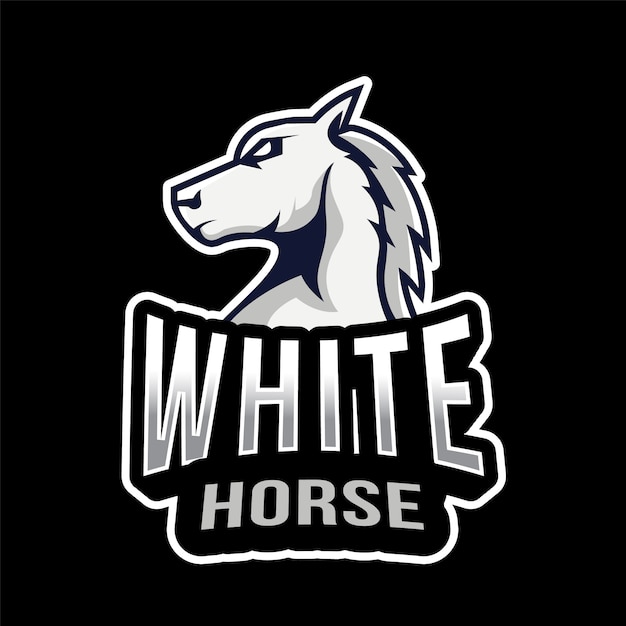 Download Free White Horse Esport Logo Template Premium Vector Use our free logo maker to create a logo and build your brand. Put your logo on business cards, promotional products, or your website for brand visibility.