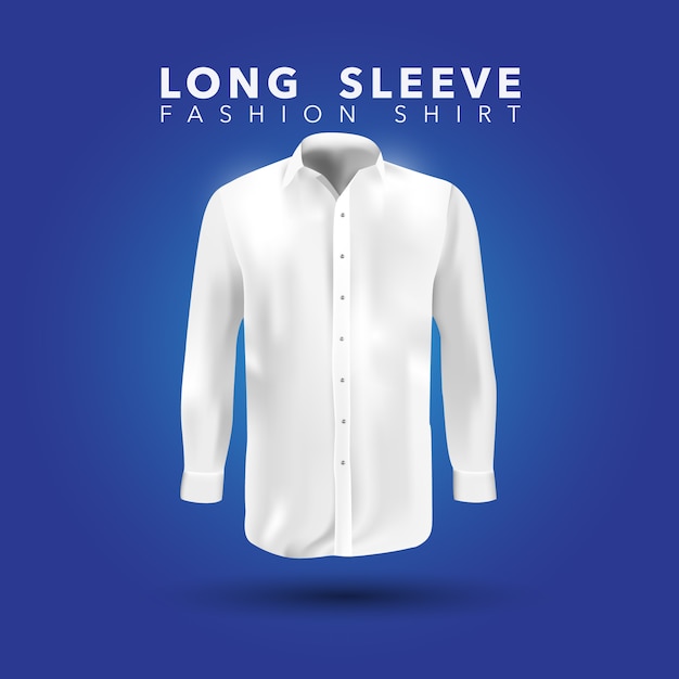 white long sleeve shirt school