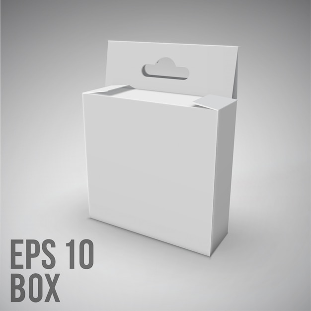 Download Premium Vector | White package box.mockup