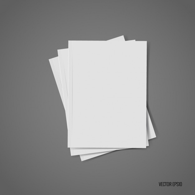 Free Vector | White piece of paper design