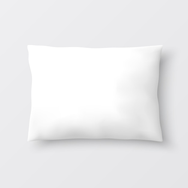 White pillow. illustration. | Premium Vector
