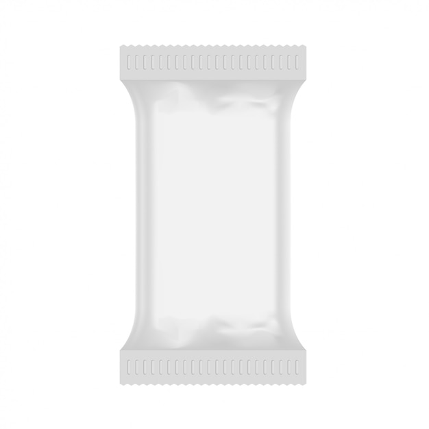 Download White plastic bag mockup | Premium Vector