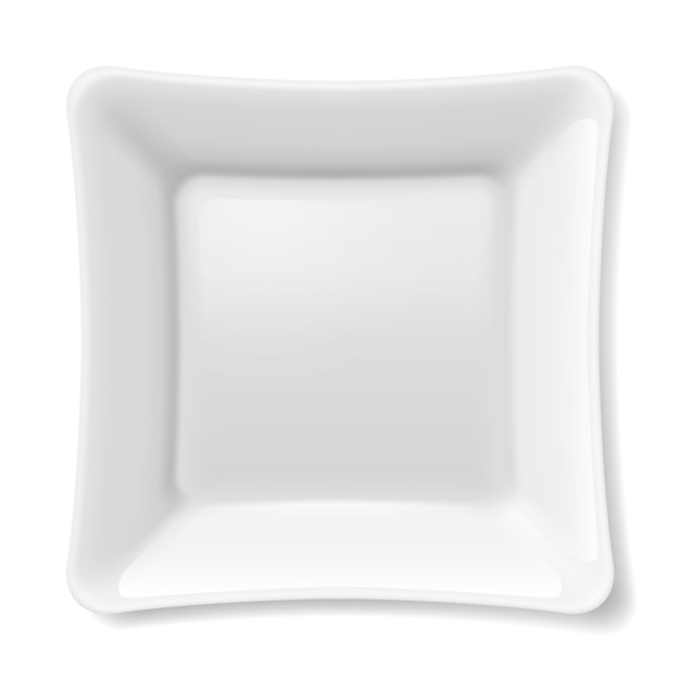 Premium Vector | White plate